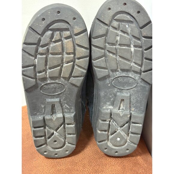 BEARPAW MEADOW MID-CALF SUEDE WINTER BOOTS BLACK FLATS WOMENS SIZE 6 - Picture 7 of 7